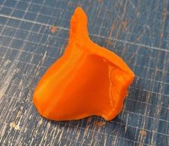 3D printed nasal bolus piece