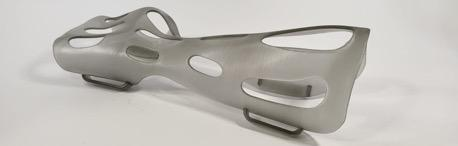 Metallic forearm splint